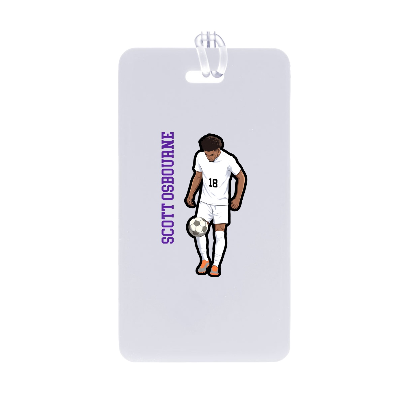 Bag Tag — Name Vertical in Classic