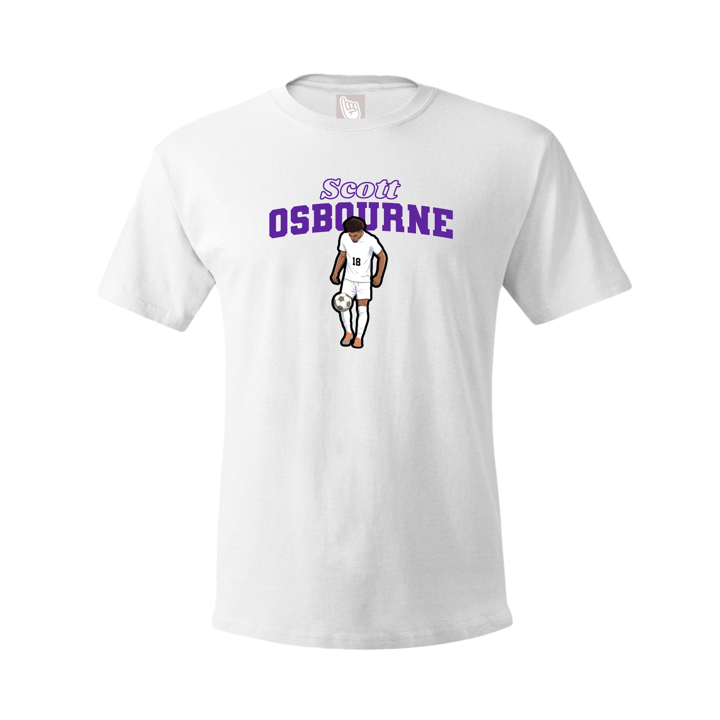 Tee — Name Arch in White
