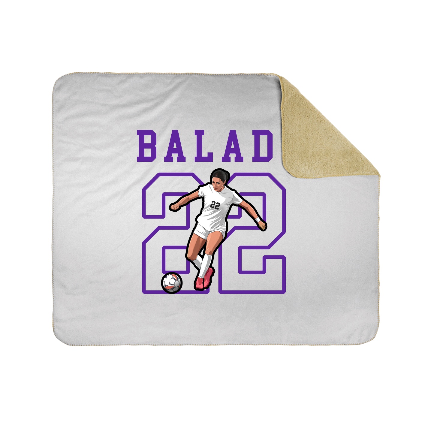 Throw Blanket — Shirsey in White