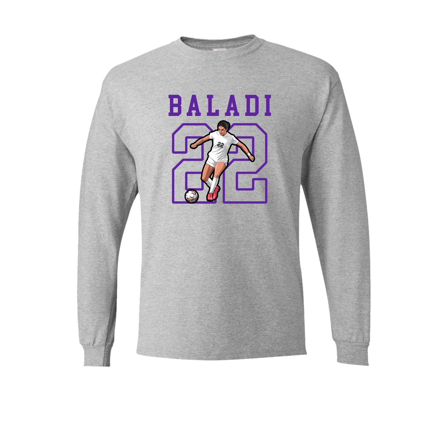 Long Sleeve Tee — Shirsey in Grey