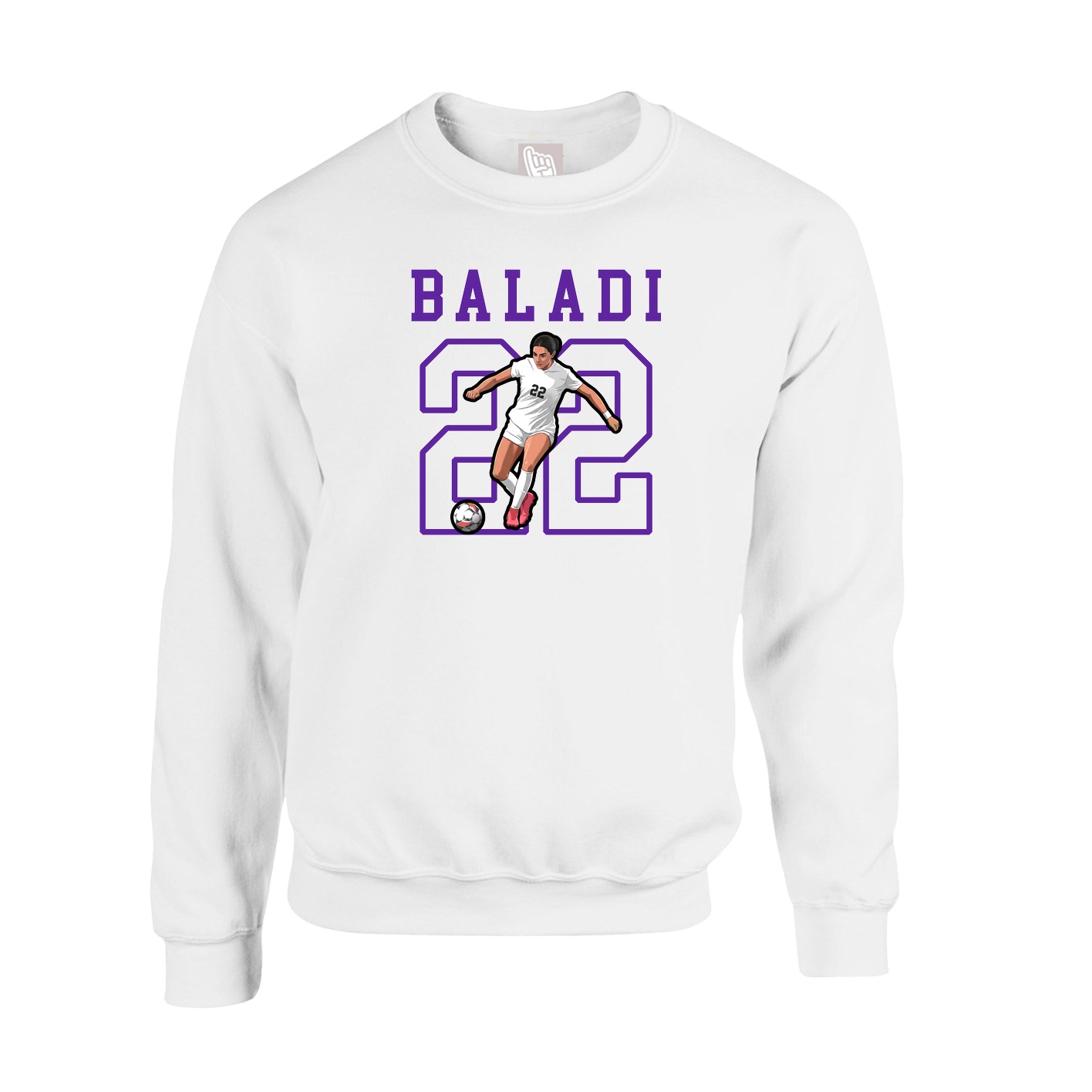 Fleece Crew — Shirsey in White