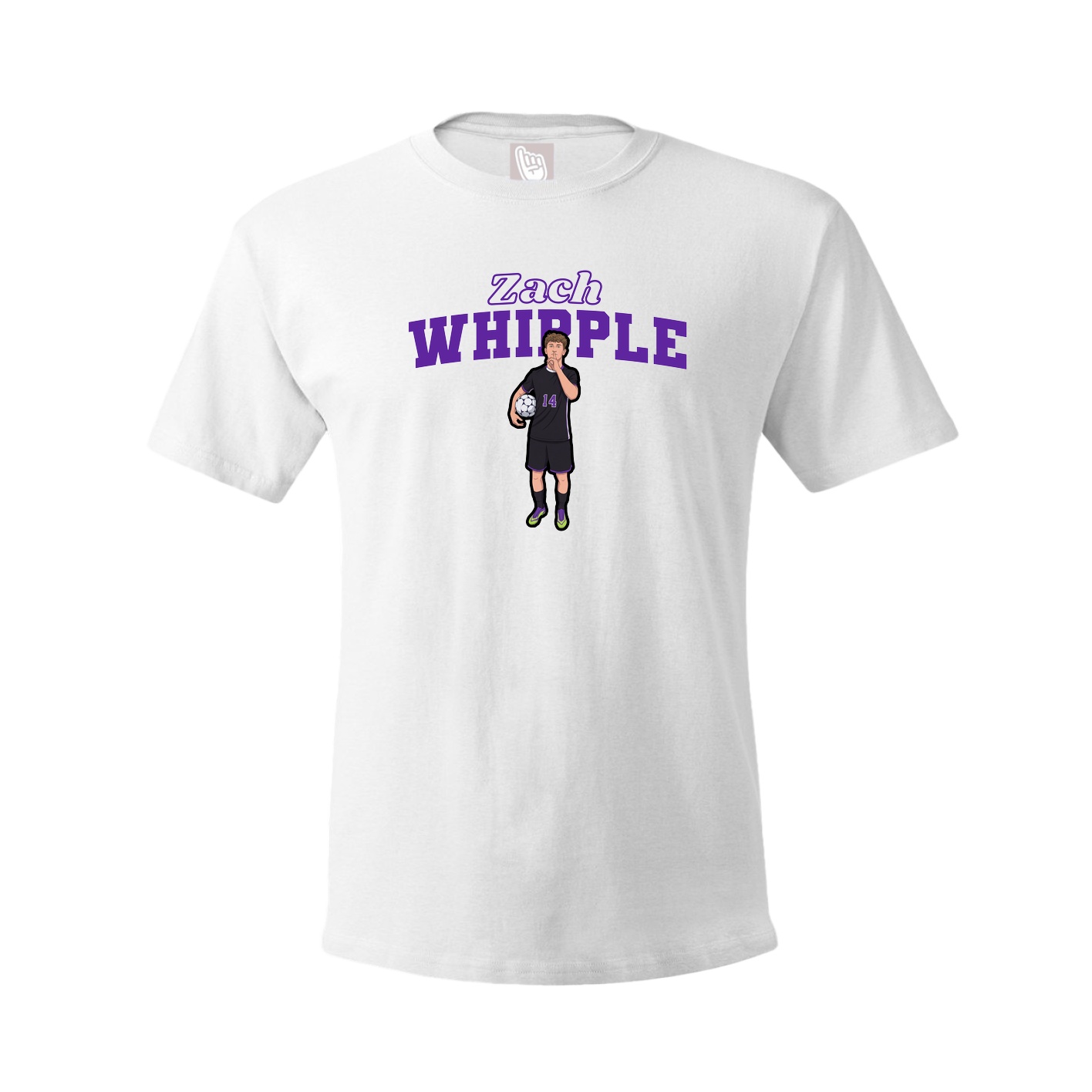 Tee — Name Arch in White