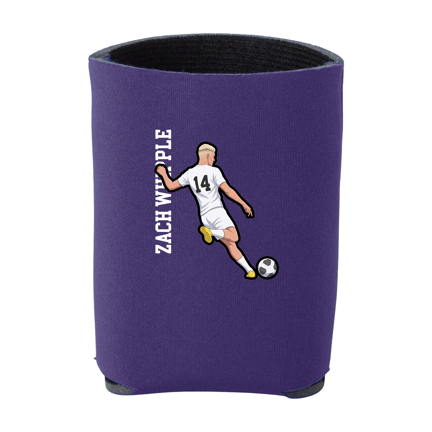 Can Holder — Name Vertical in Purple