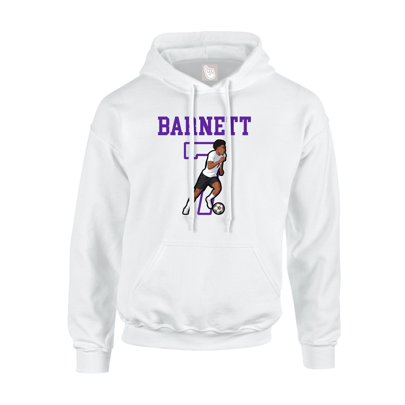 Hoodie — Shirsey in White