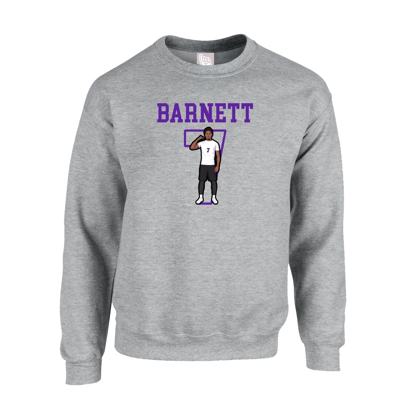 Fleece Crew — Shirsey in Grey