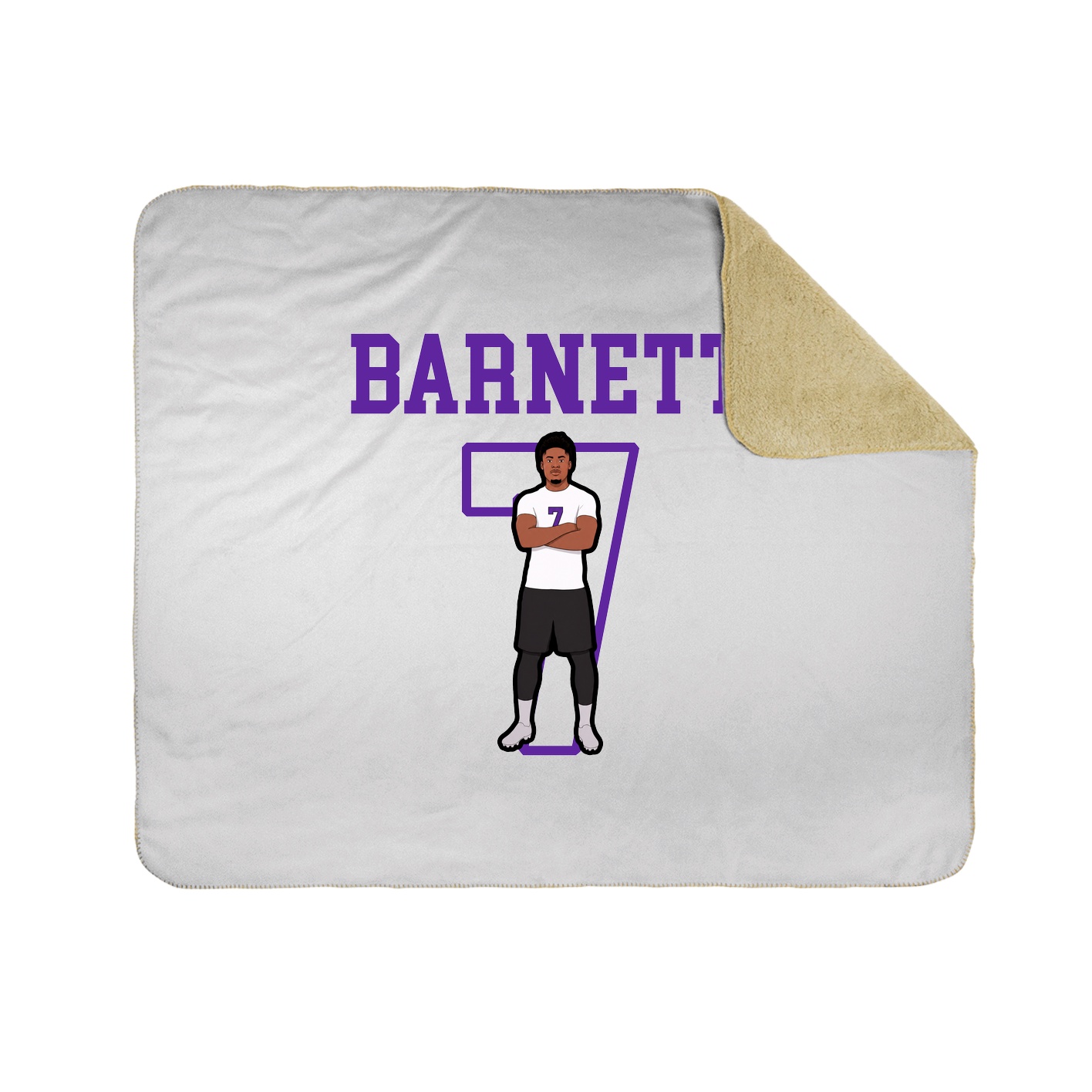 Throw Blanket — Shirsey in White