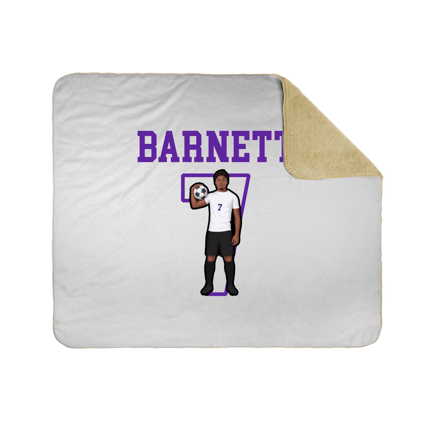 Throw Blanket — Shirsey in White