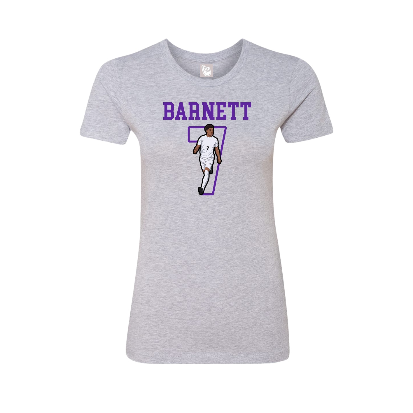 Fitted Women's Tee — Shirsey in Grey