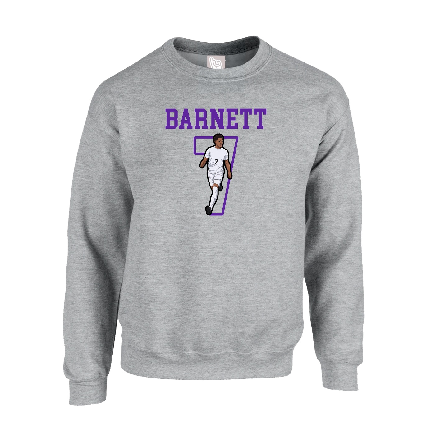 Fleece Crew — Shirsey in Grey