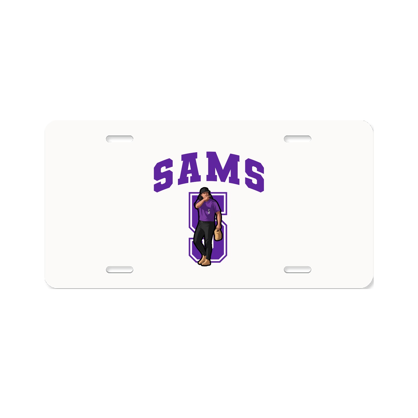 License Plate — Number in Classic