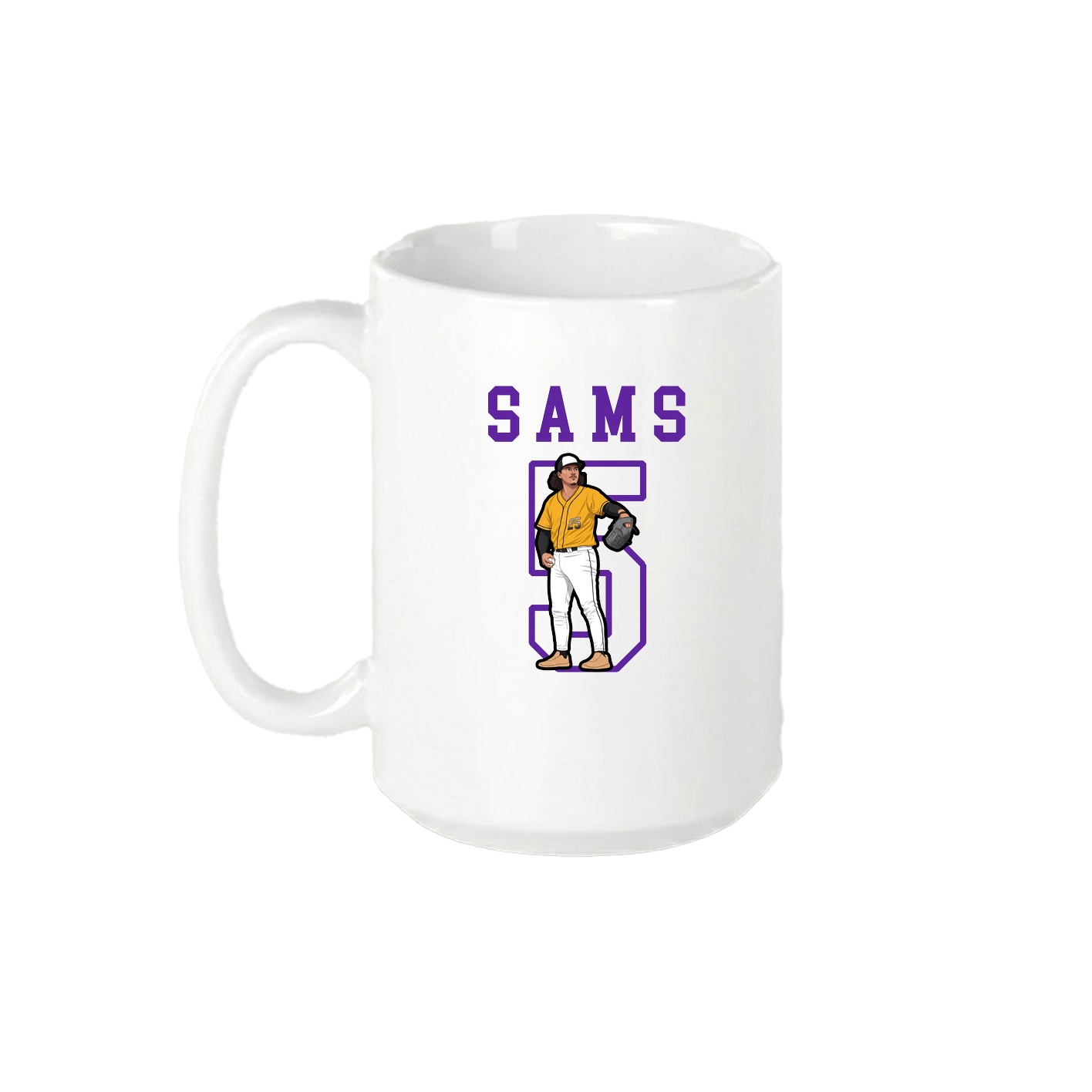 15oz Coffee Mug — Shirsey in White