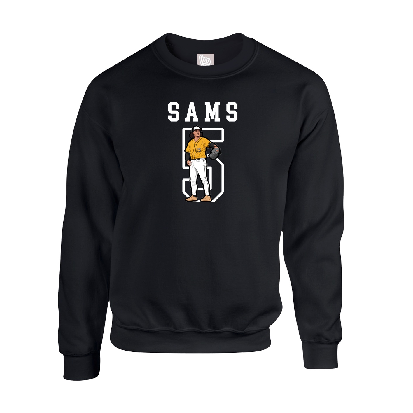 Fleece Crew — Shirsey in Black