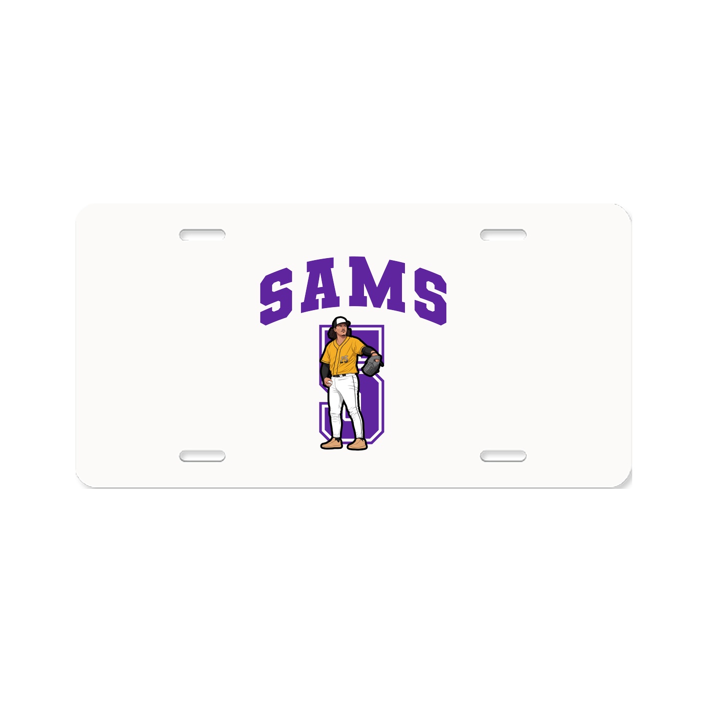 License Plate — Number in Classic