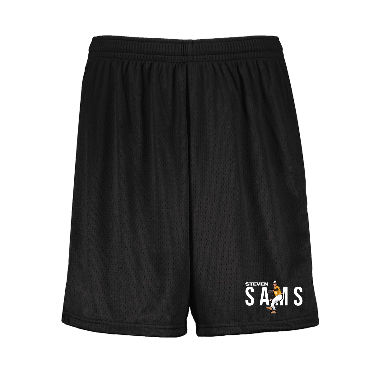 Shorts — Player Name in Black