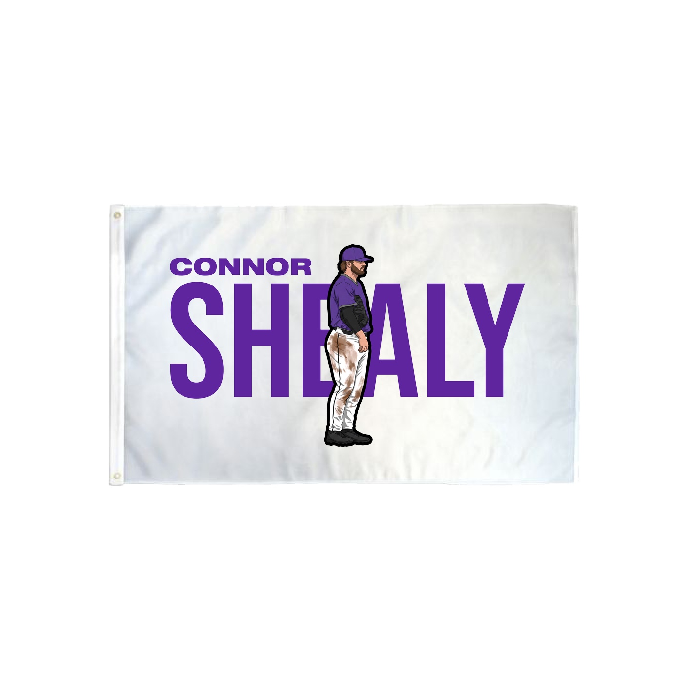 3x5 Flag — Player Name in Classic