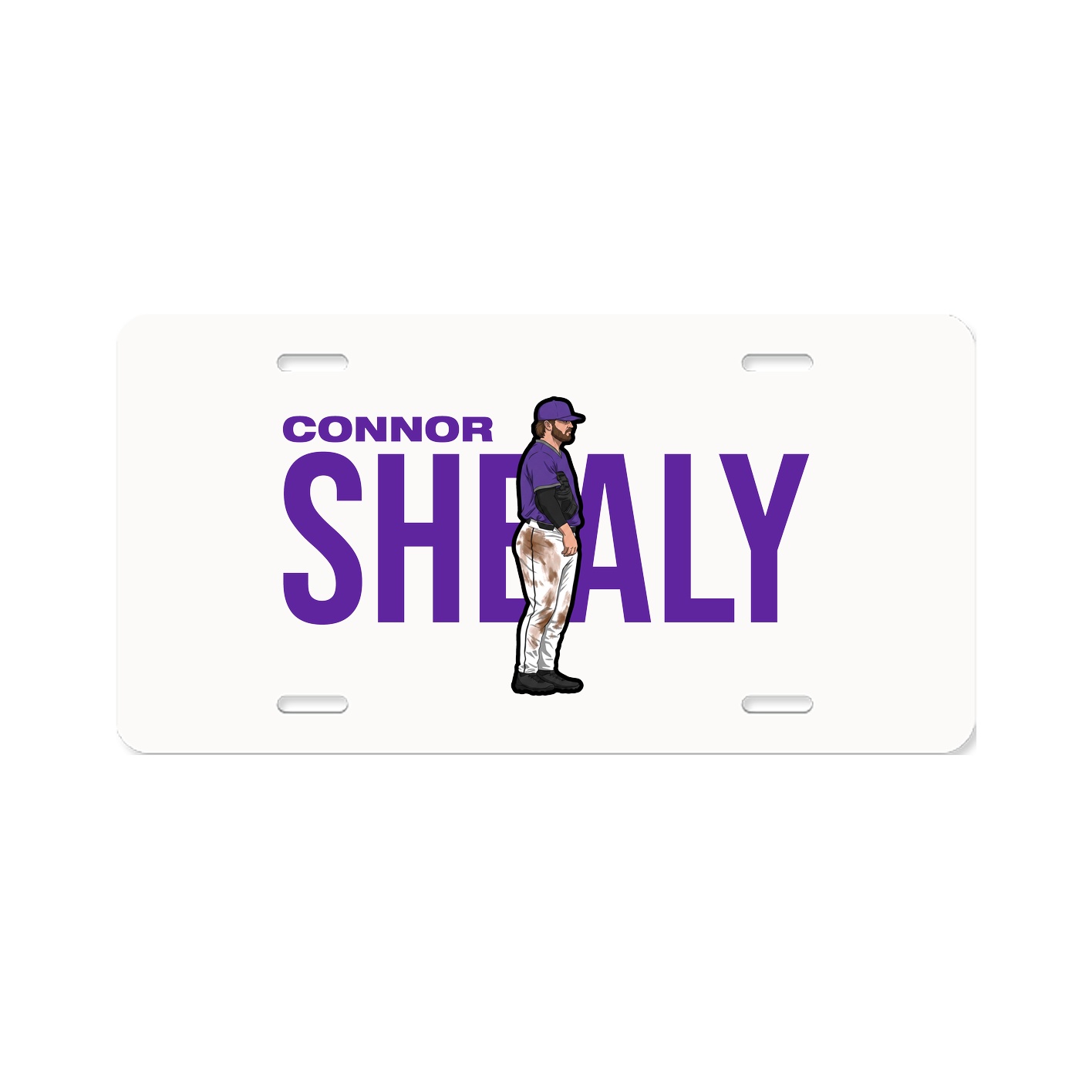 License Plate — Player Name in Classic