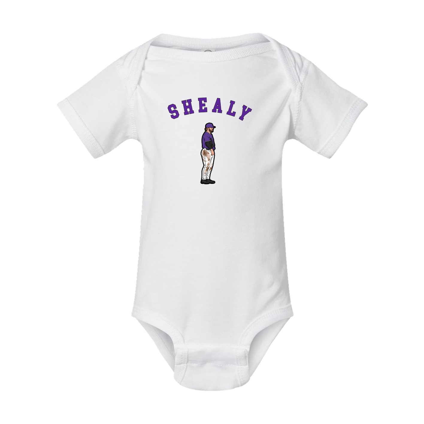 Baby Onesie — Shirsey Arch in White