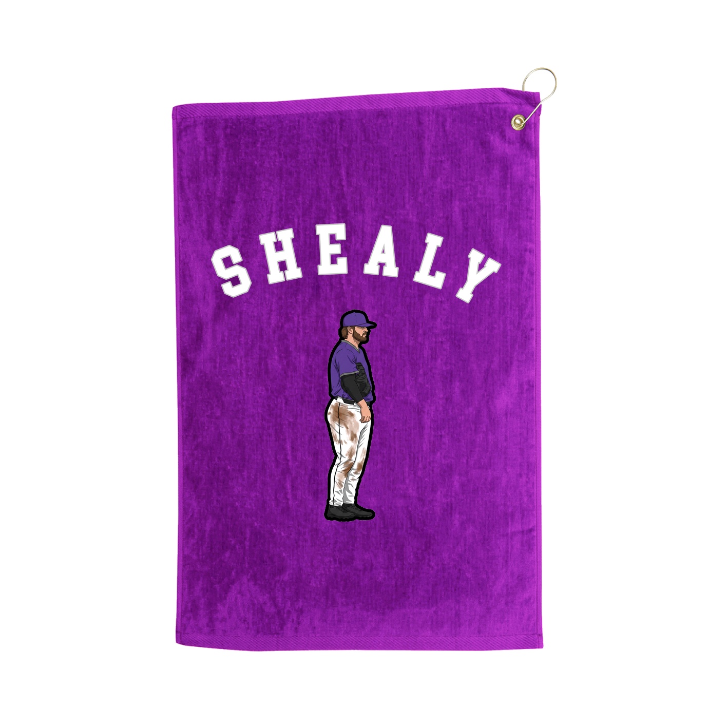 Golf Towel — Shirsey Arch in Purple