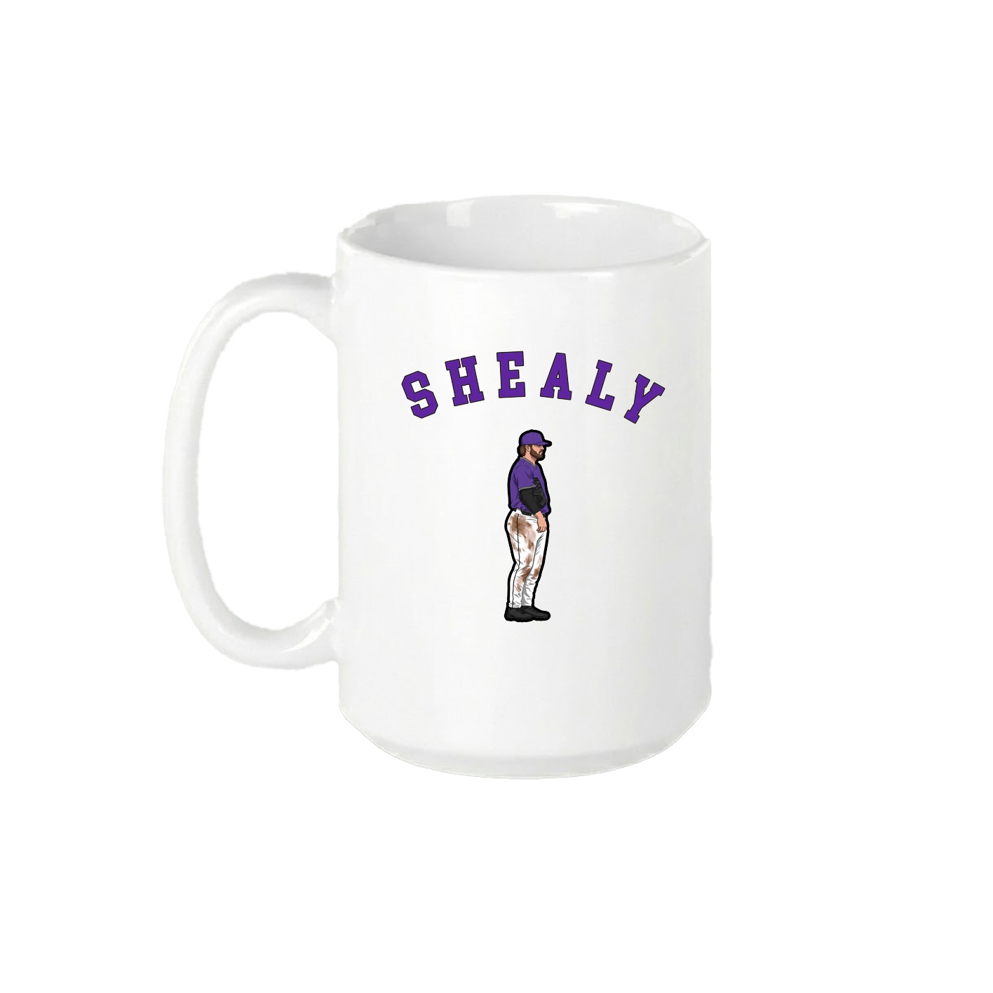 15oz Coffee Mug — Shirsey Arch in White