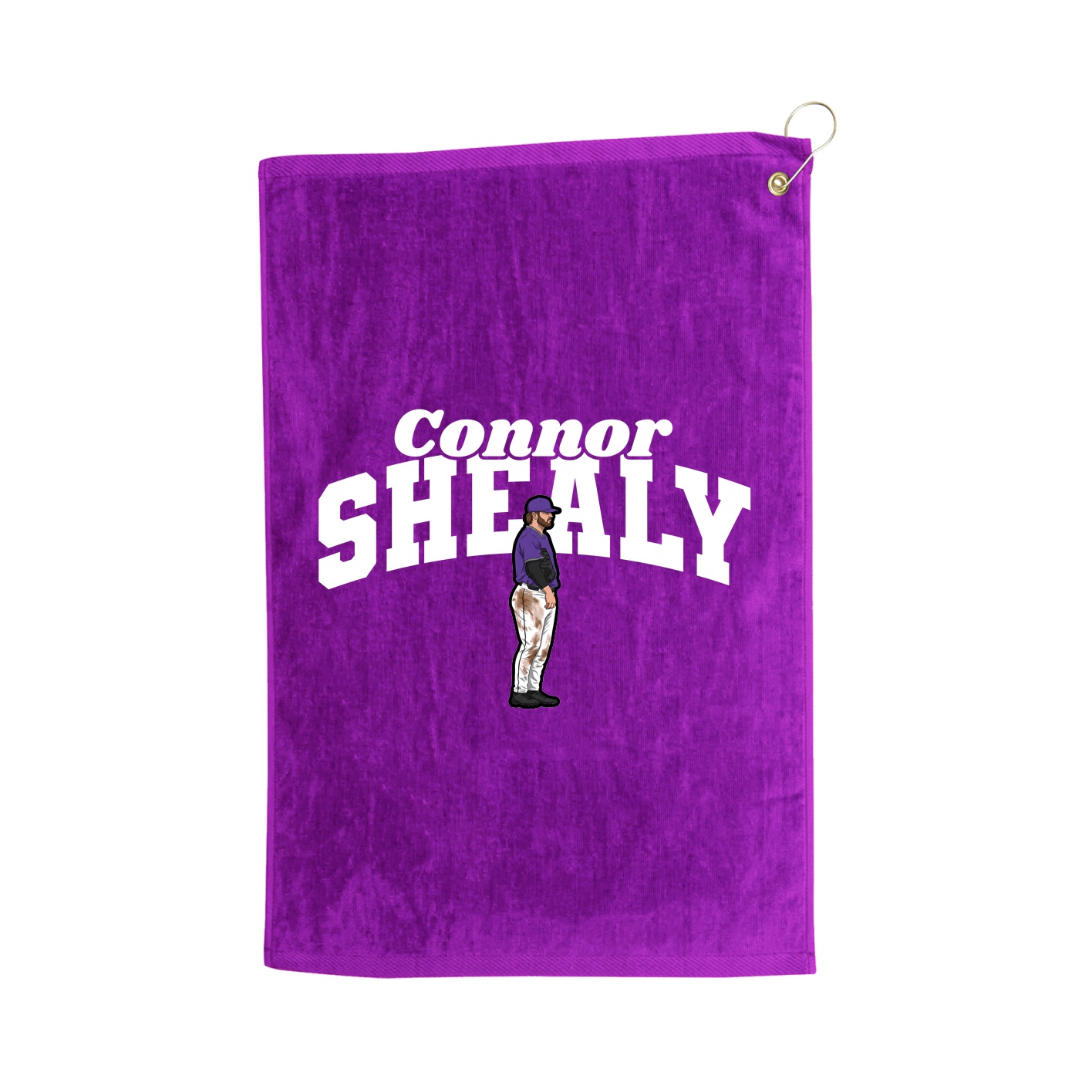 Golf Towel — Signature Arch in Purple