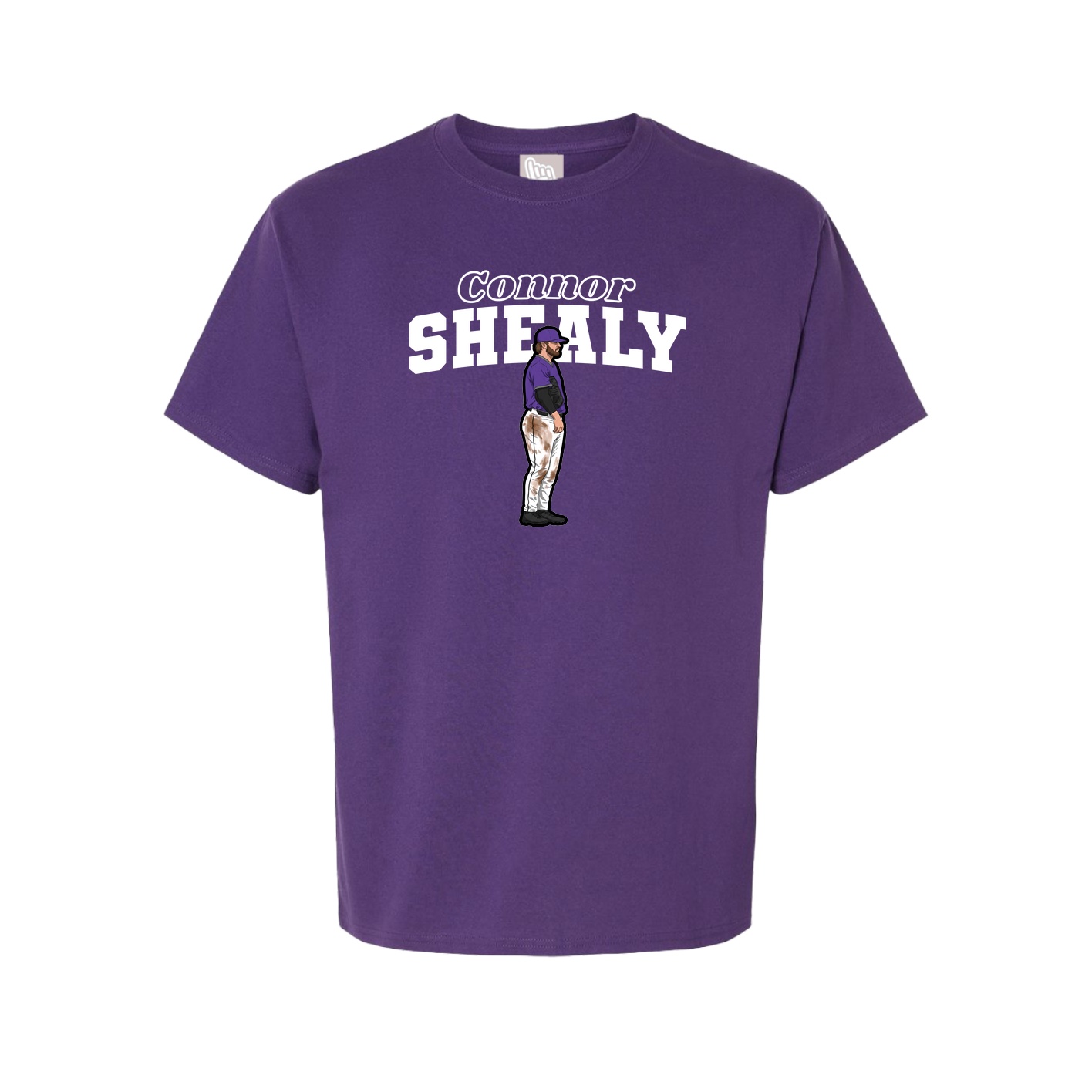 Youth Tee — Name Arch in Purple