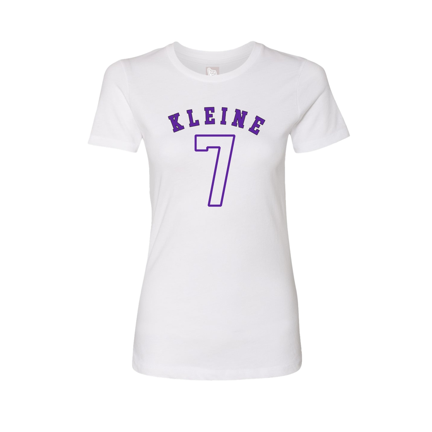 Fitted Women's Tee — Shirsey Arch in White