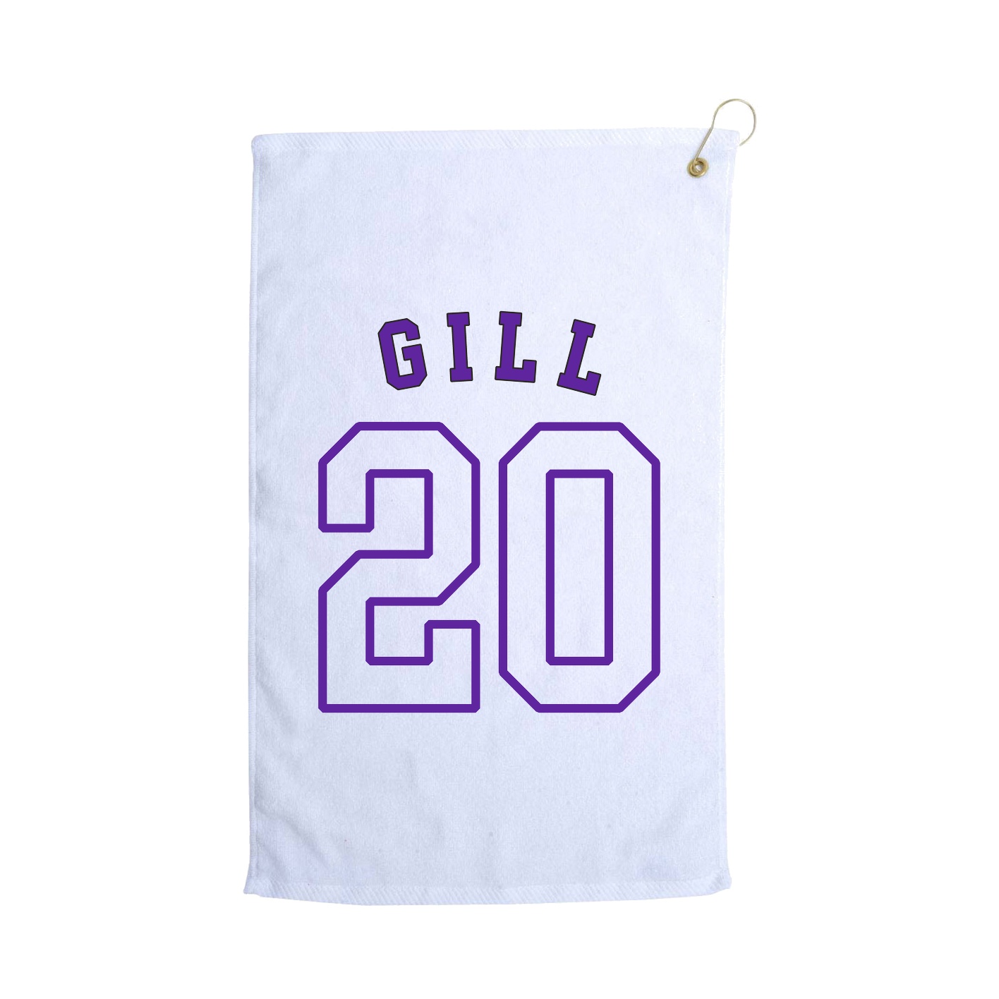 Golf Towel — Shirsey Arch in White