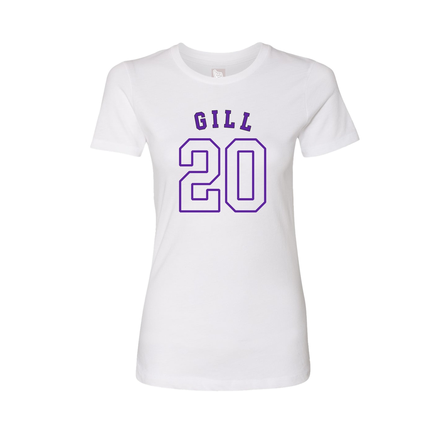 Fitted Women's Tee — Shirsey Arch in White