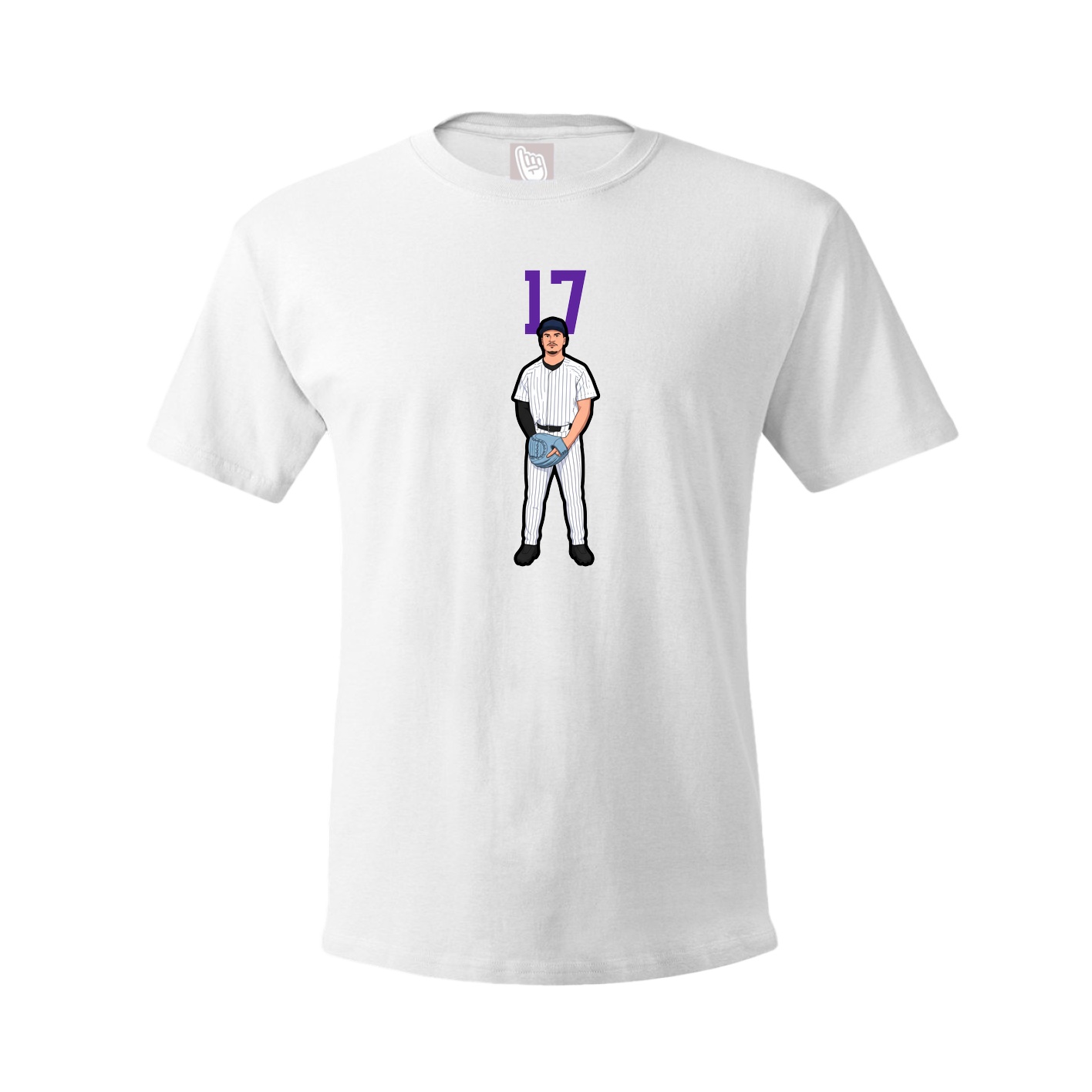 Tee — Number Top in White