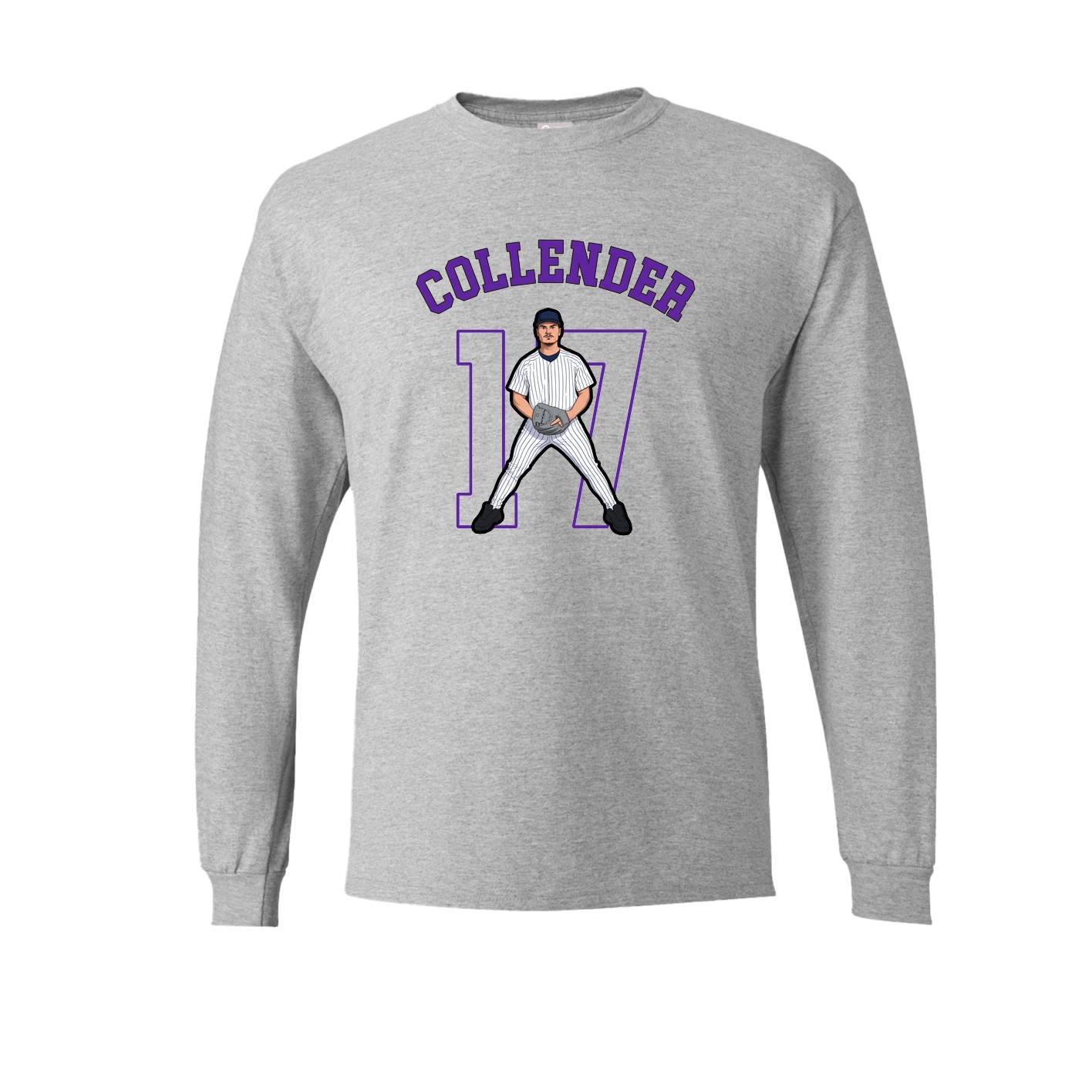 Long Sleeve Tee — Shirsey Arch in Grey