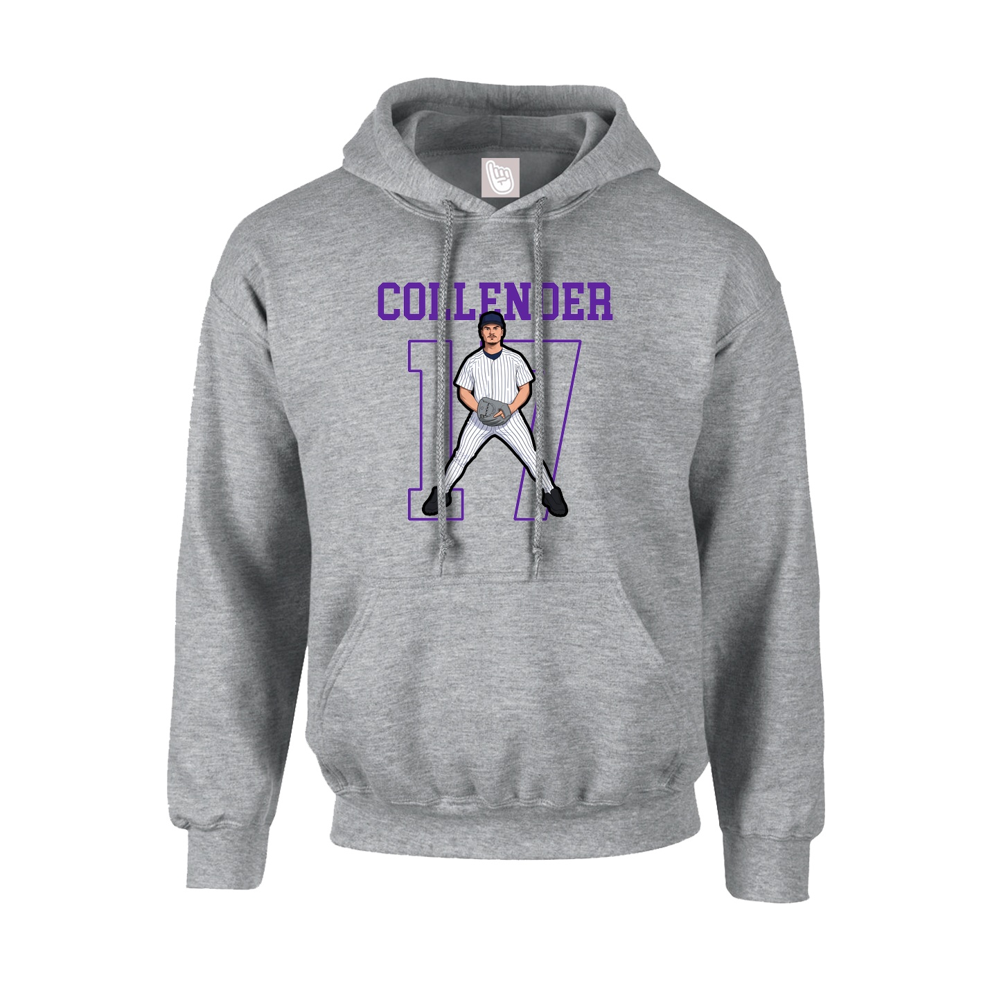 Hoodie — Shirsey in Grey