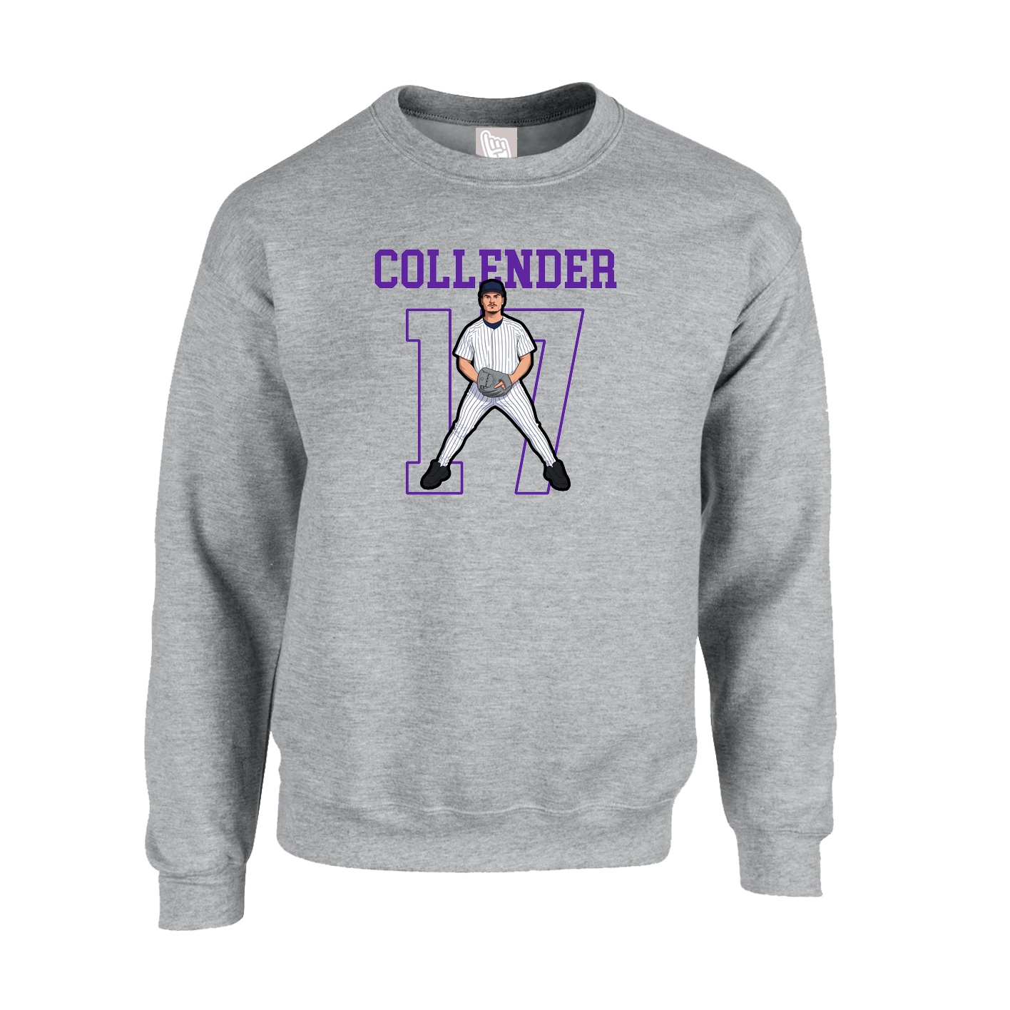 Fleece Crew — Shirsey in Grey