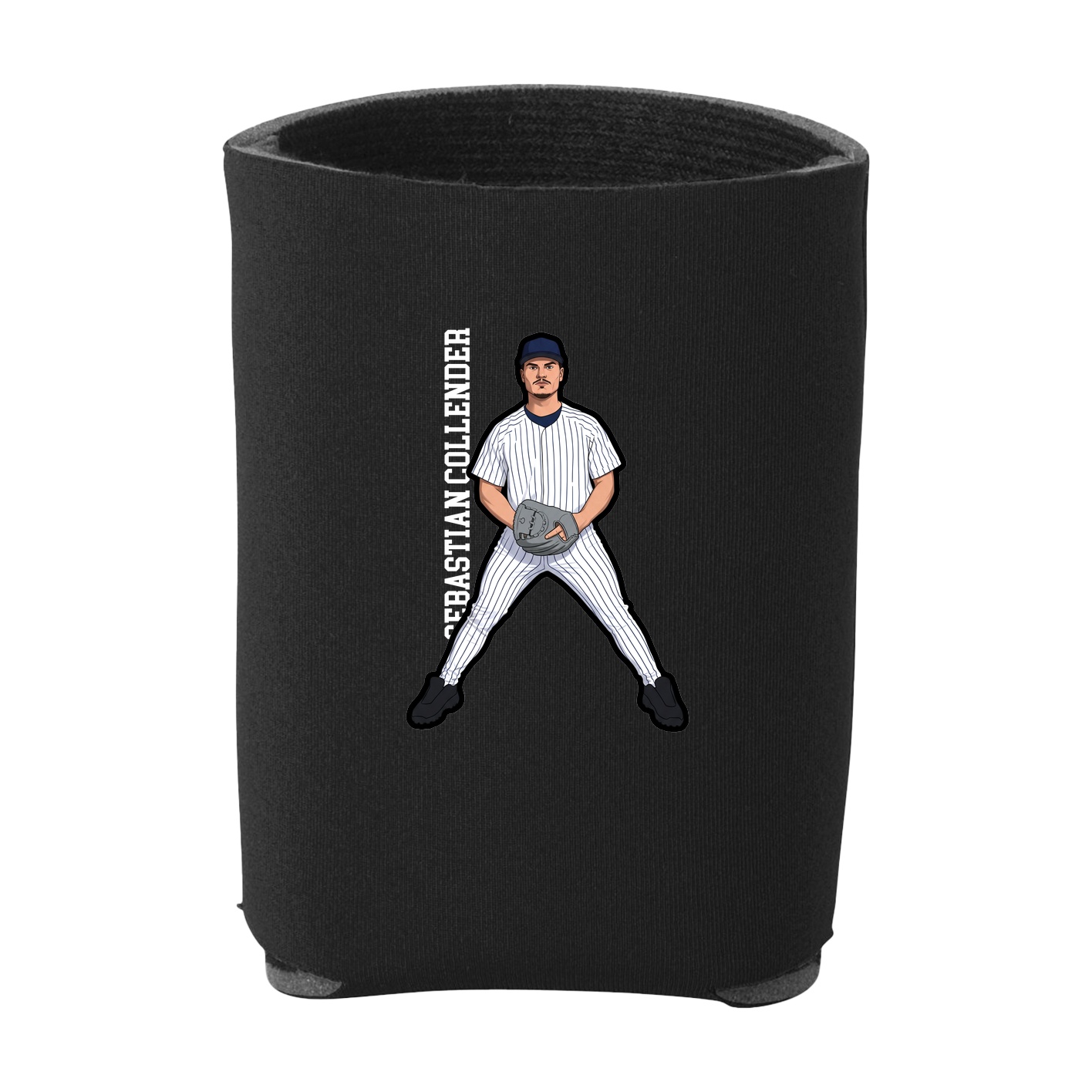 Can Holder — Name Vertical in Black
