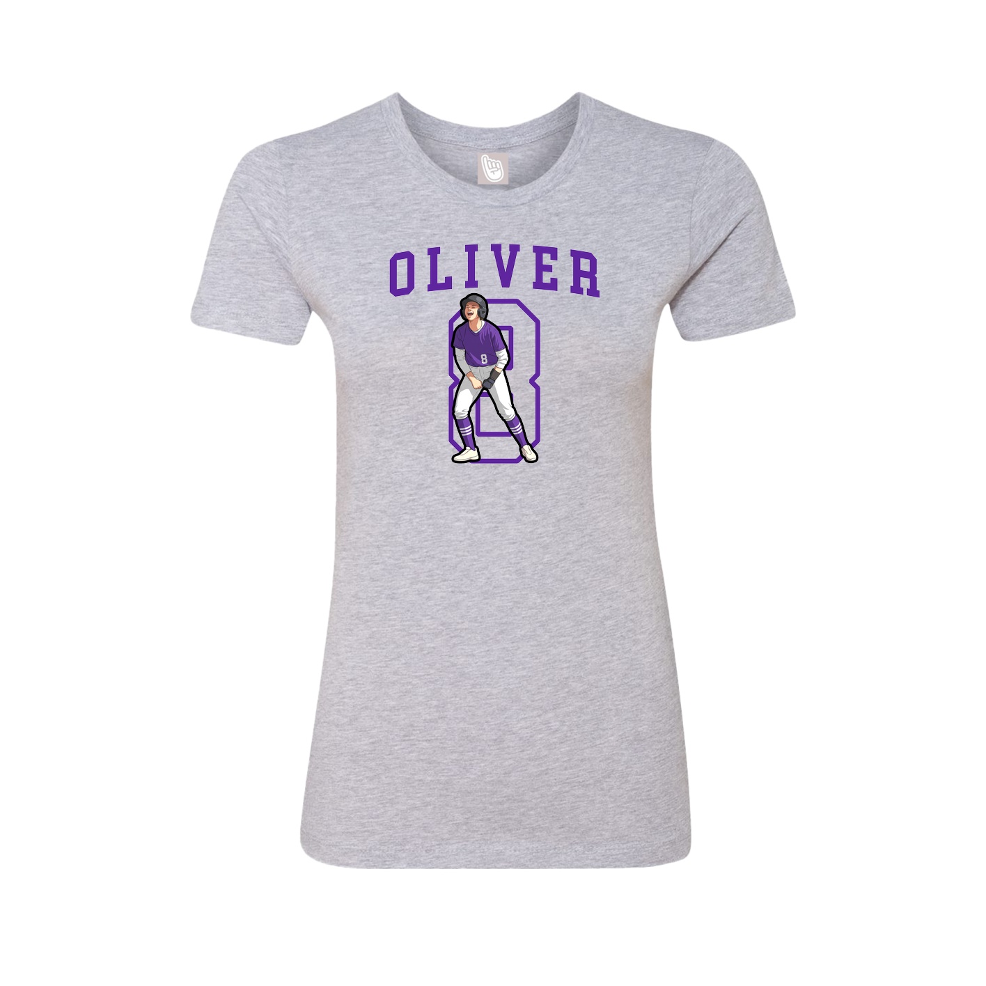 Fitted Women's Tee — Shirsey in Grey