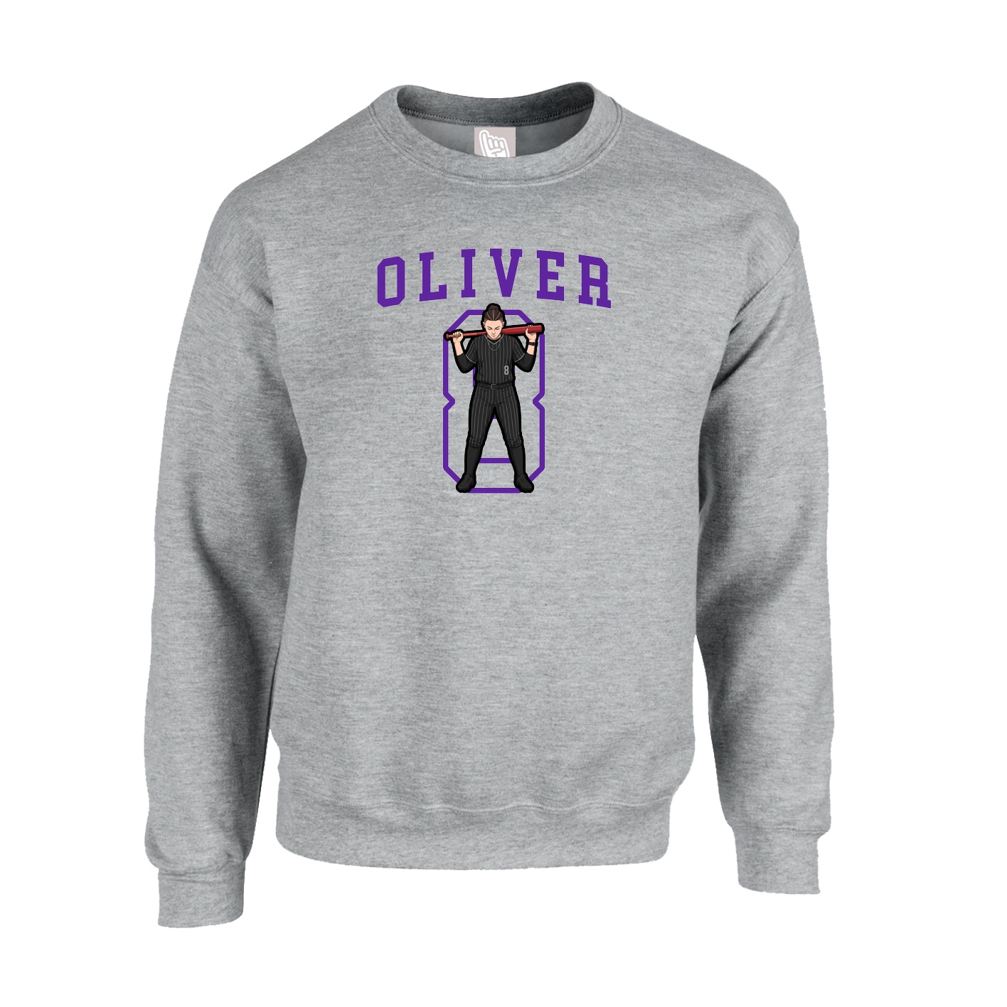 Fleece Crew — Shirsey in Grey