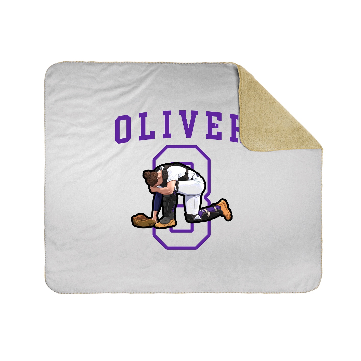 Throw Blanket — Shirsey in White