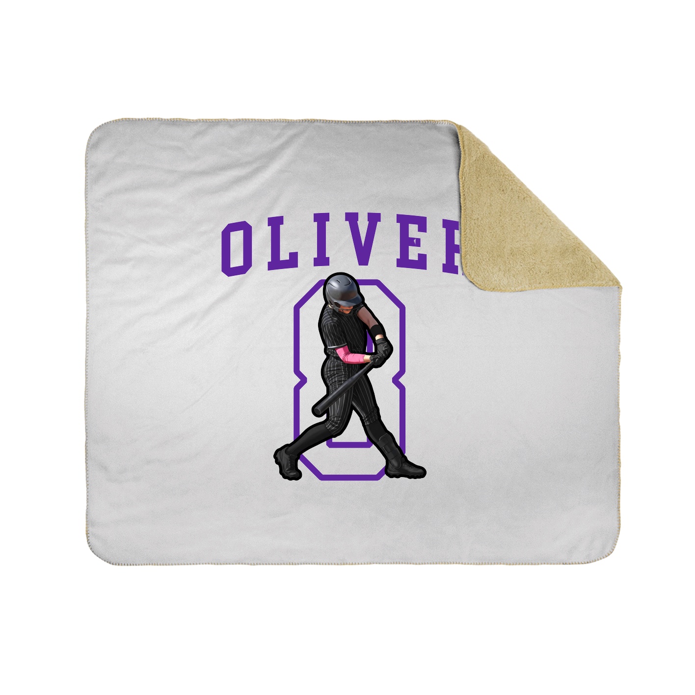 50x60 Sherpa Lined Throw Blanket