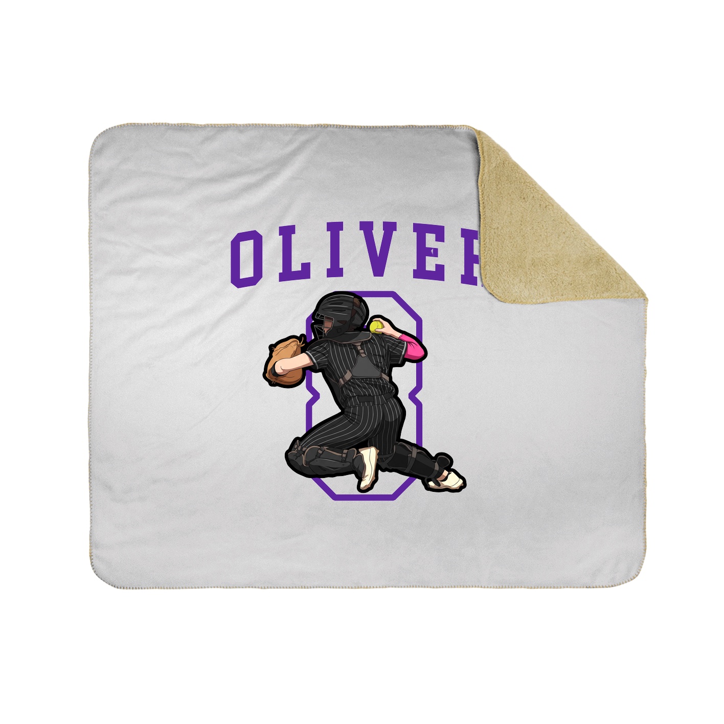 Throw Blanket — Shirsey in White