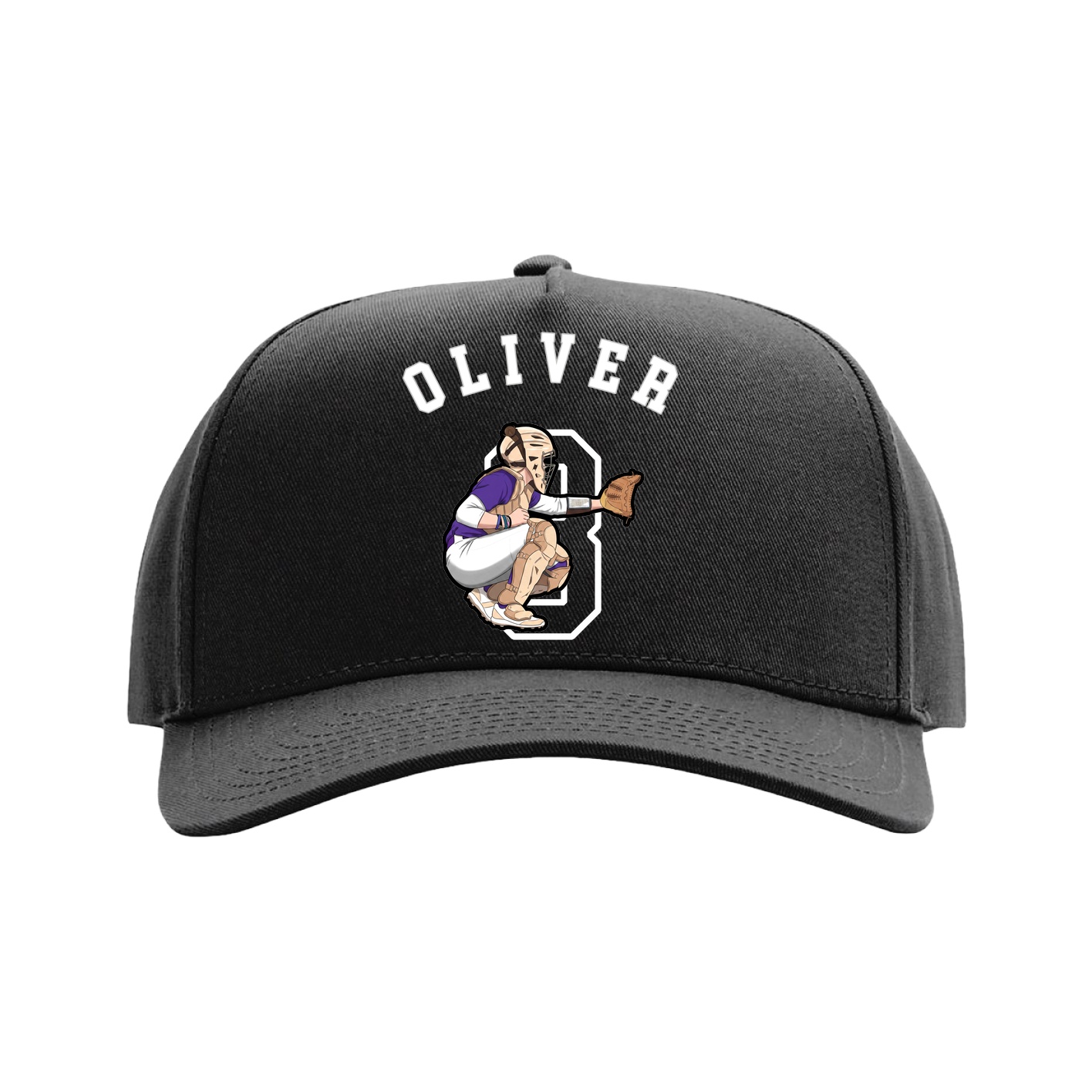 Full Fabric Five-Panel Champ Cap