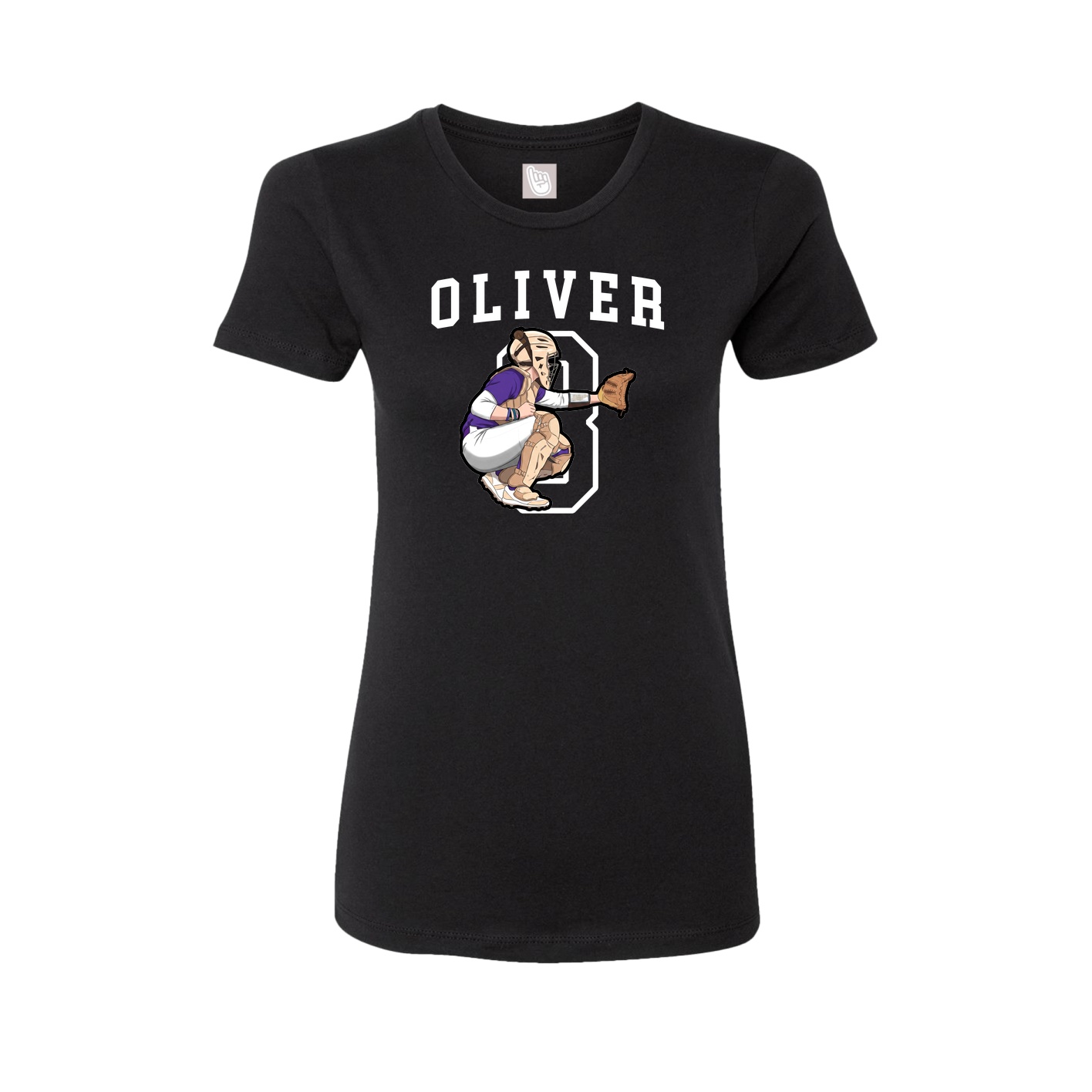 Fitted Women's Tee — Shirsey in Black