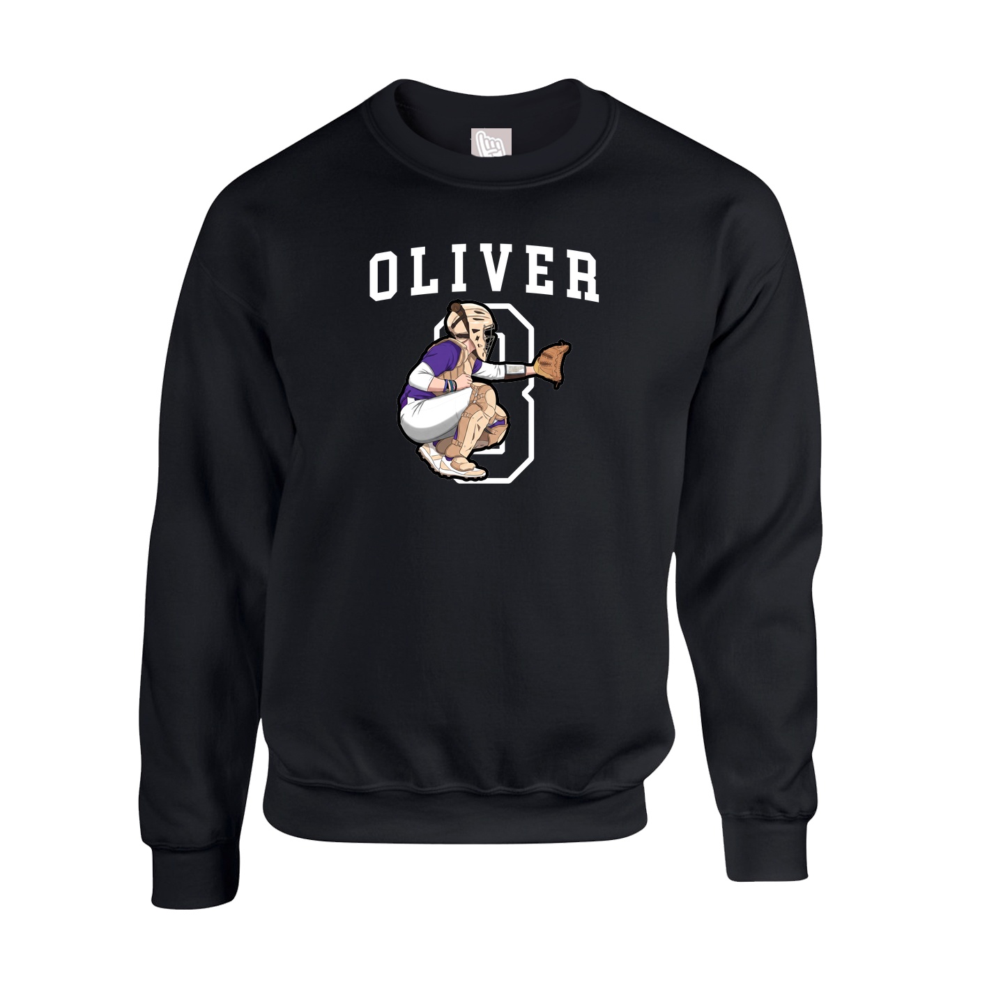 Fleece Crew — Shirsey in Black