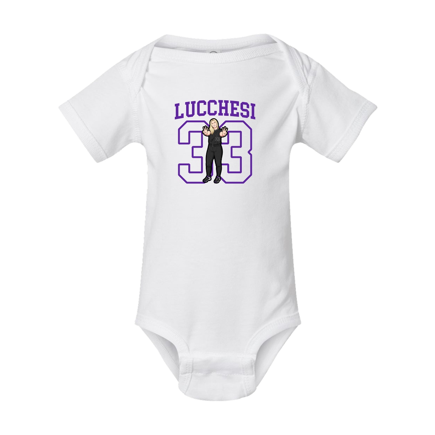 Baby Onesie — Shirsey in White