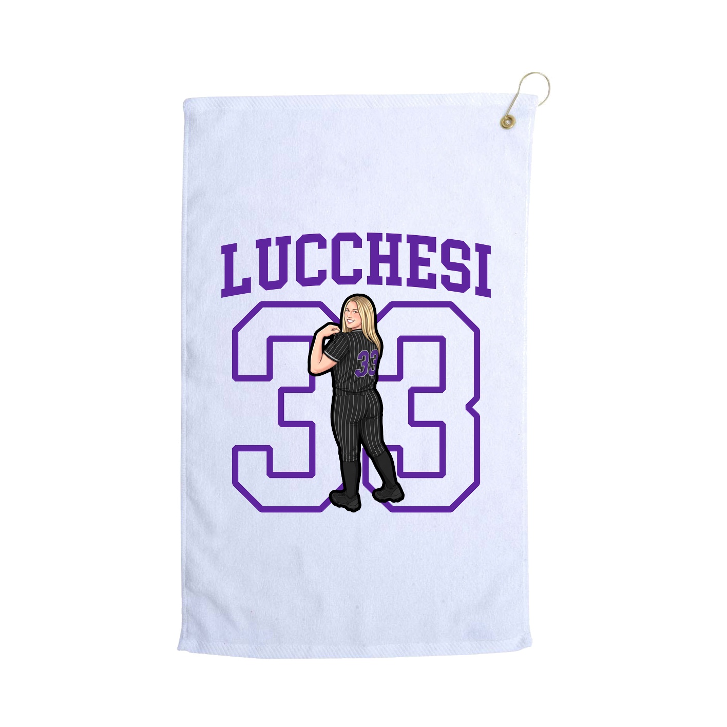 Golf Towel — Shirsey in White
