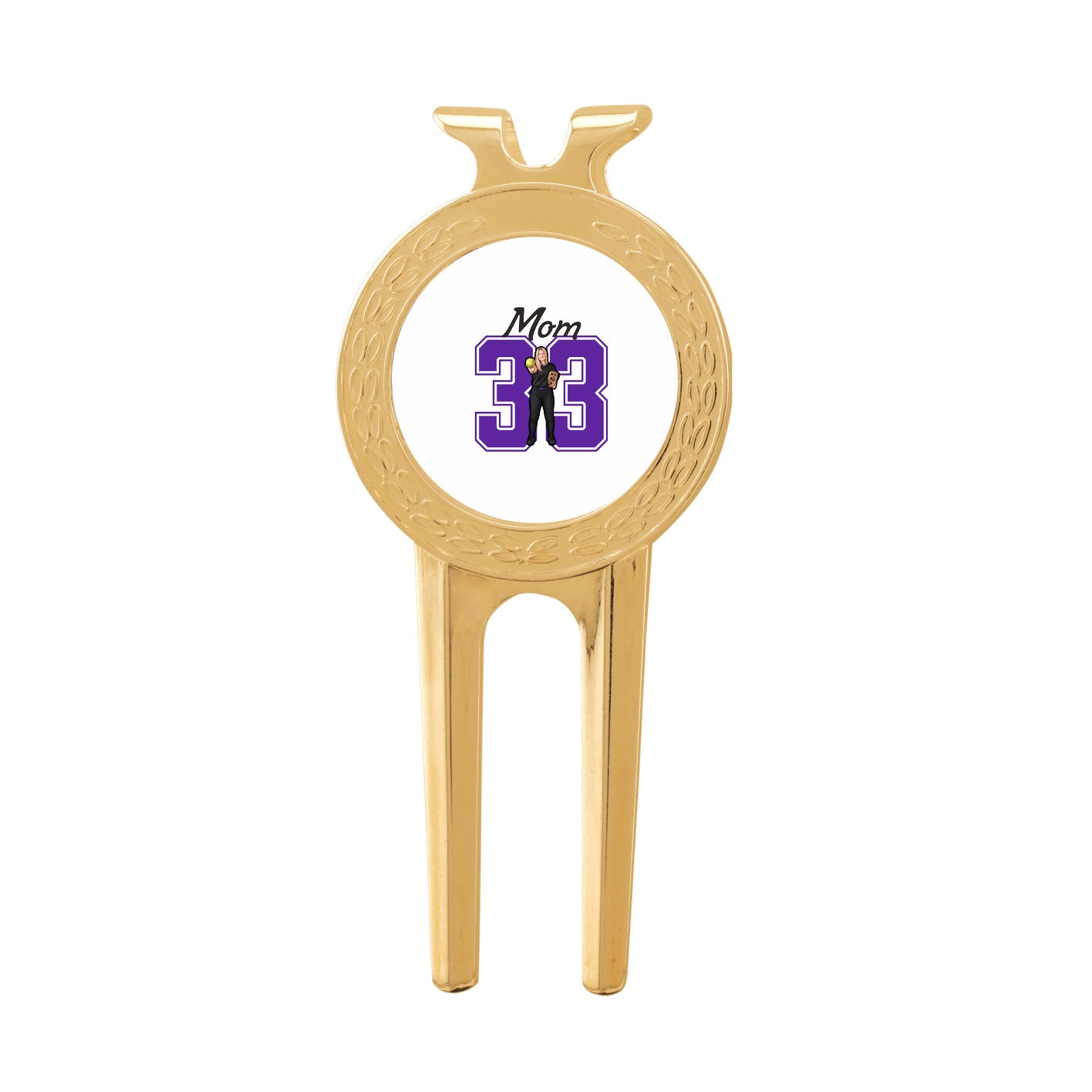 Divot Tool with Ball Marker — Mothers Day Shirsey in Classic