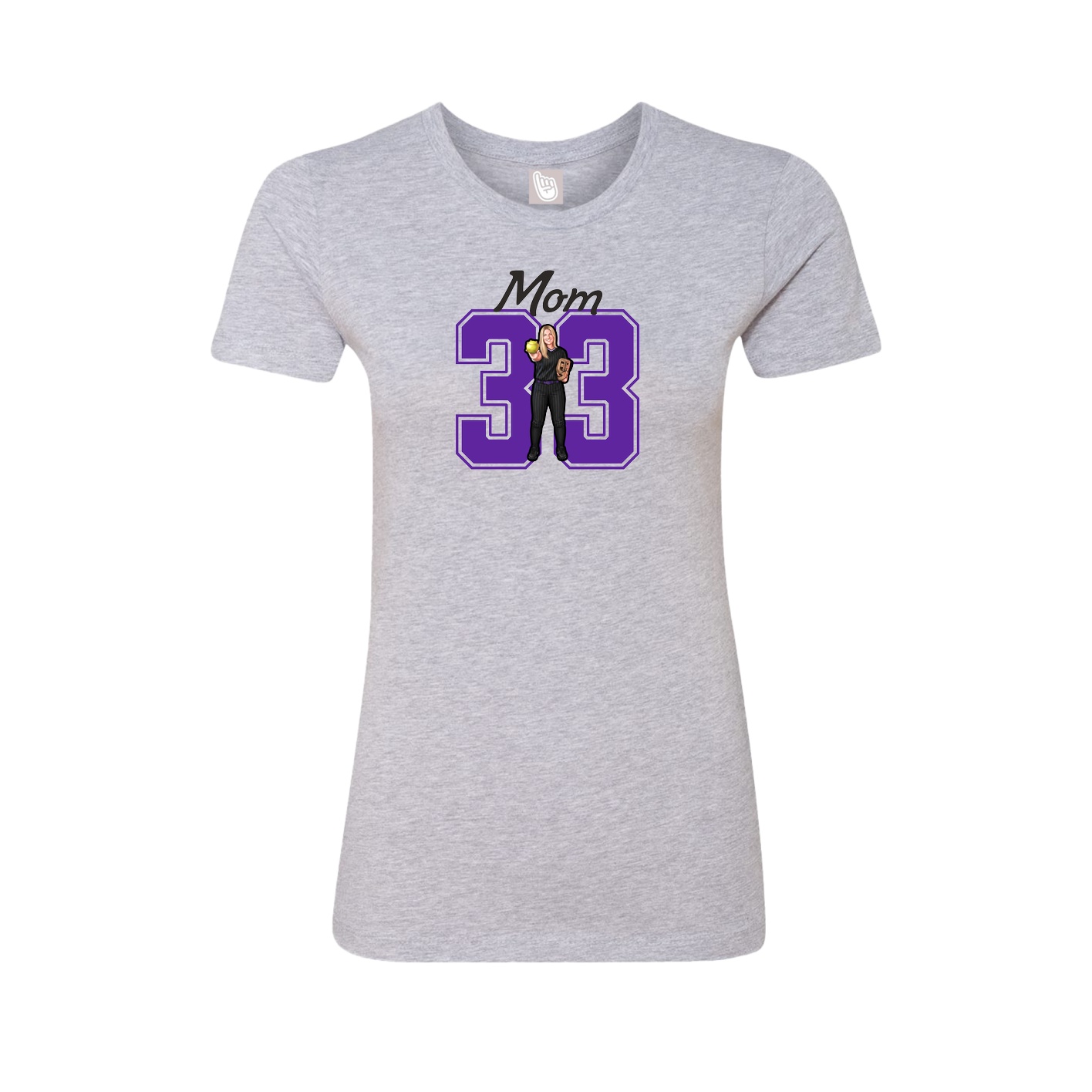 Womens Tee — Mothers Day Shirsey in Grey