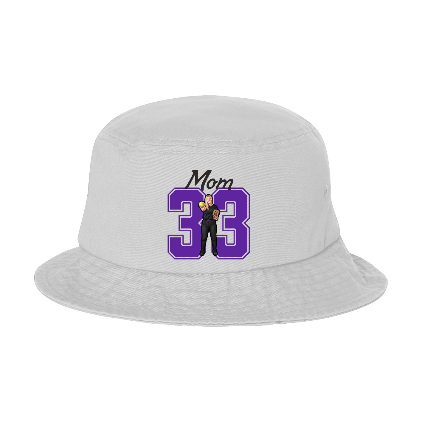 Bucket Cap — Mothers Day Shirsey in White