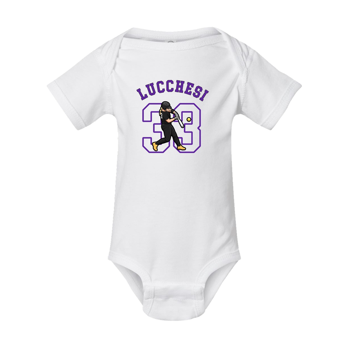 Baby Onesie — Shirsey Arch in White
