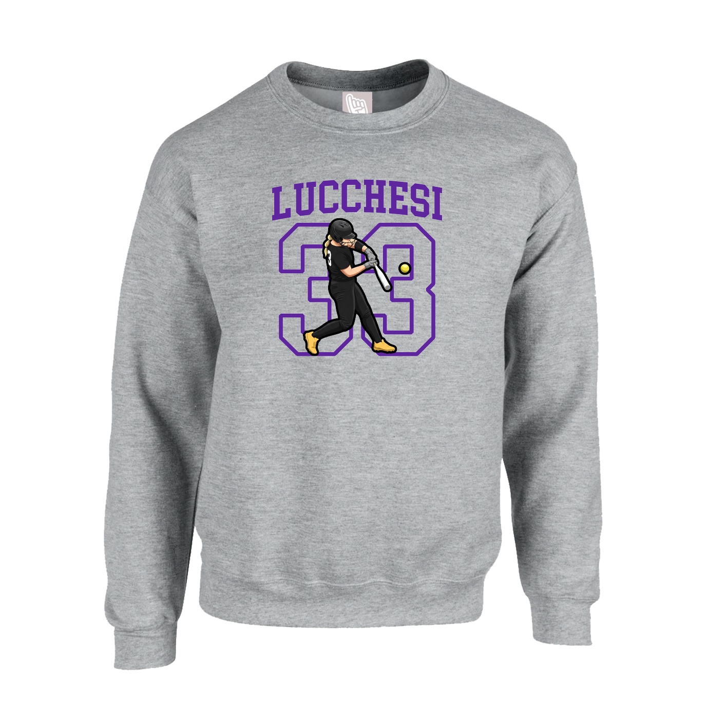 Fleece Crew — Shirsey in Grey