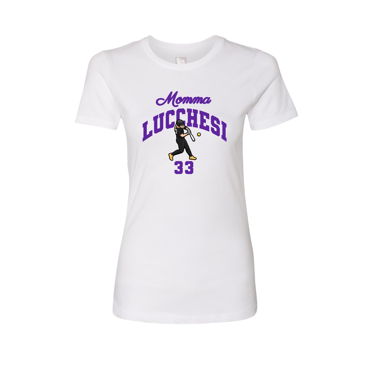 Womens Tee — Mothers Day Arch in White