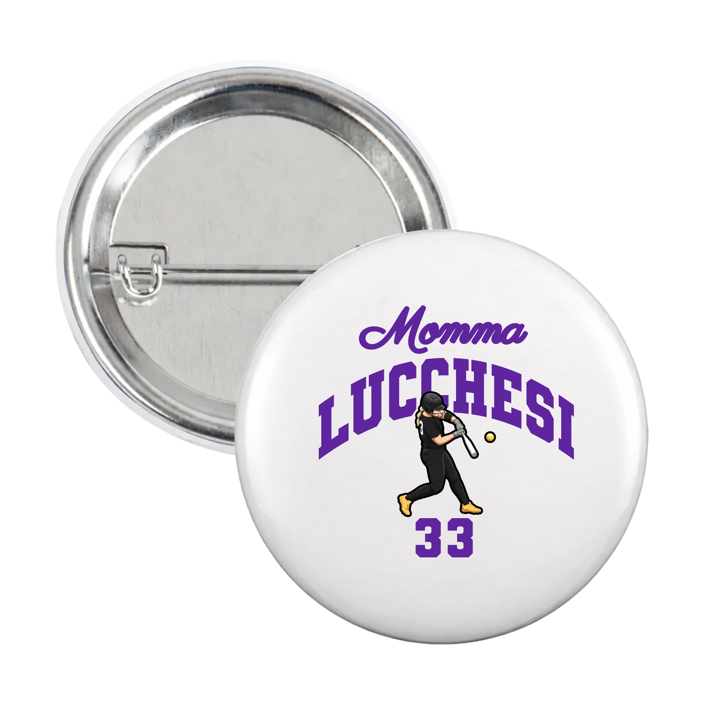 Game Day Button — Mothers Day Arch in White
